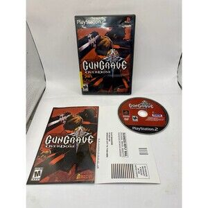 Gungrave: Overdose (Sony PlayStation 2) PS2 CIB complete W Manual Gun Grave